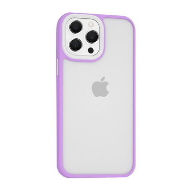 iPhone 14 Pro Max Compatible Case Cover With Shockproof Hybrid Bumper Candy Colour in Purple